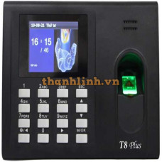 Máy chấm công vân tay + thẻ cảm ứng + pin lưu điện Ronald Jack T8PLUS